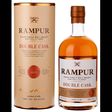 Rampur Double Cask Indian Single Malt Whisky - úw topSlijter