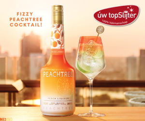 Fizzy Peachtree cocktail - mixtip - úw topSlijter